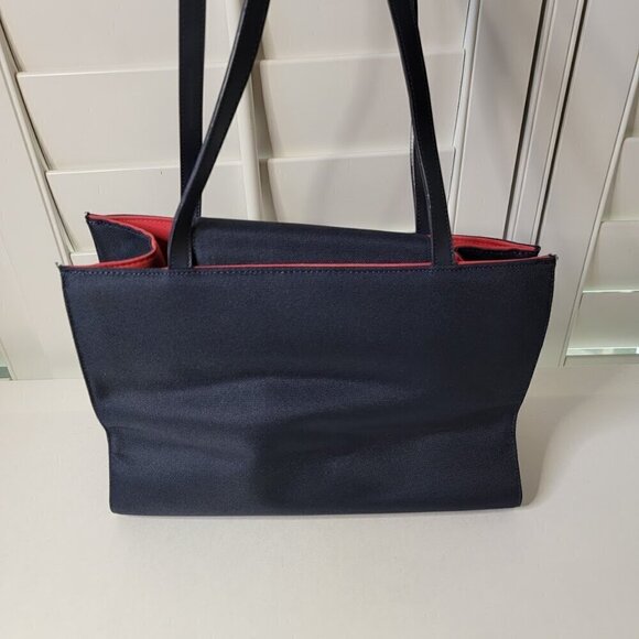 Preston & York Cloth Shoulder Bag - Blue & Red - Picture 6 of 15